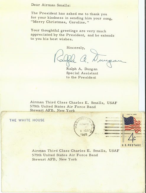 Thank You Letter from the White House 1962