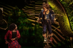 Shanice Williams as Dorothy and Elijah Kelley as Scarecrow