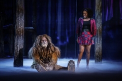 David Alan Grier as Lion and Shanice Williams as Dorothy,