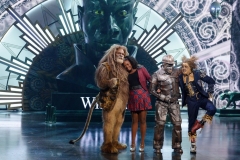 The Cowardly Lion, Dorothy, Tin-Man and Scarecrow